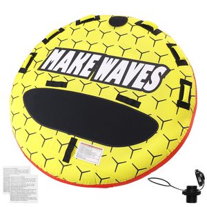 Tubi Gonfiabili in PVC e Vinile per Sport Acquatici, Rimorchiabili, per 1-3 Persone, Lunghezza 63 Pollici, Capacità 510 Libbre - Product Image 1