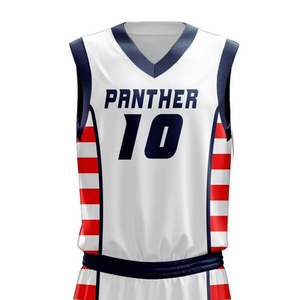 Seragam Basket Tanpa Lengan Berkualitas Tinggi, Nyaman, dan Bernapas, Desain Sendiri untuk Tim Anda, Set Jersey dan Celana Pendek Basket - Product Image 5