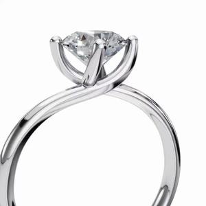 Bague en argent 925 élégante et de qualité supérieure avec diamant moissanite pour les fiançailles, les anniversaires et la mode quotidienne, disponible à un prix avantageux - Product Image 4