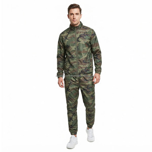 Conjunto de Chaqueta y Pantalones Deportivos de Nailon para Hombre, al por Mayor, Personalizado, OEM, ODM, Chaqueta con Cremallera, Pantalones Jogger, Ropa Deportiva, Informal, para Calle - Product Image 1