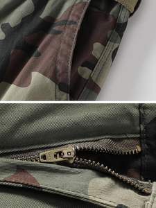 กางเกงขาสั้นคาร์โก้ลายพรางสำหรับผู้ชาย ผ้าฝ้าย สวมใส่สบาย เหมาะสำหรับกิจกรรมกลางแจ้ง ทำงาน หรือพักผ่อน มีกระเป๋าหลายช่อง - Product Image 6