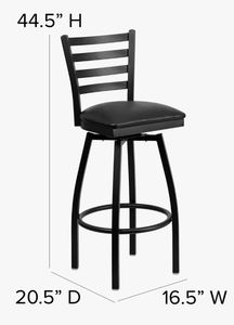 Modern Design Metal <b>Swivel</b> <b>Bar</b> <b>Stool</b> Upholstered Seat Cushion Adjustable Height <b>Bar</b> Furniture for Home Office Hotel Bathroom Use - Product Image 5