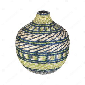 Jarrón floral Vietrustic Green Vibe, jarrón de hierba marina para decoración de mesa, jarrón para plantas - Product Image 2