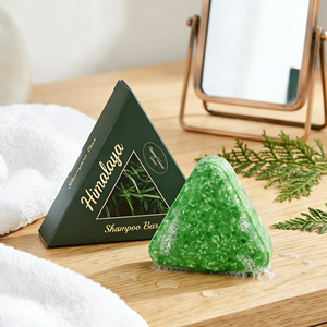 Shampoo au savon vert, shampooing solide naturel à l'herbe d'Usman pour femmes et hommes, ensemble de shampooings et après-shampoings solides - Product Image 6