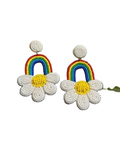 Semilla con cuentas Nueva joyería bordado a mano moda elegante colgante Mango pendiente uso para mujeres y niñas para artículos de regalo - Product Image 3