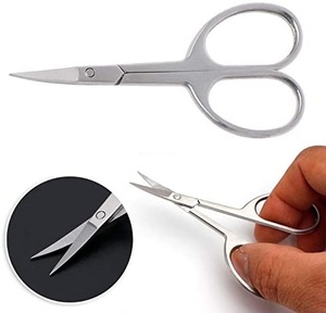 Tijeras para Cutículas de Acero Inoxidable de Alta Calidad al por Mayor, con Hoja Curva de Punta Fina y Mango para Diestros, Herramientas de Belleza - Product Image 2