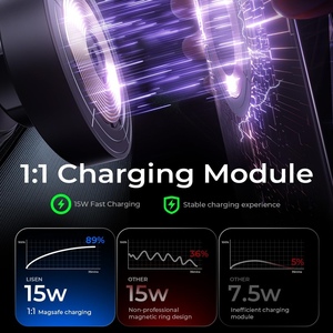 Supporto auto LISEN caricatore Wireless 15W supporto magnetico per <span class=keywords><strong>Tesla</strong></span> modello Y 3 accessori per iPhone 16 Pro Plus telefono Android - Product Image 5