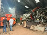 Broyeur de ferraille semi-automatique le plus vendu, capacité 500-1000 kg/h pour le recyclage industriel