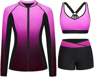 NORVE Custom MMA Ras Hguard <b>Women's</b> Long Sleeve <b>Compression</b> Quick Dry 230g Waterproof Spandex Anti-Rip for No-Gi Grappling - Product Image 2