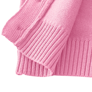 Cardigan en tricot de coton pour enfants, boutonné sur le devant, à manches longues, haut décontracté, personnalisable OEM, tricot confortable pour garçons - Product Image 3