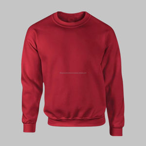 Personalizado hombre Casual Hip Hop sudadera en blanco cuello redondo de felpa de gran tamaño sudaderas para hombres y mujeres - Product Image 1