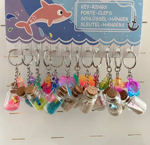 พวงกุญแจฉลามสำหรับสวนมหาสมุทรสำหรับแขกของฝากส่งเสริมการขายพร้อมลายสัตว์ยูวี - Product Image 6