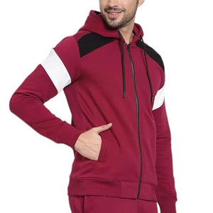 New Style <b>Men</b> Athletic Jogger Set With Full Zip <b>Track</b> <b>Jacket</b> Activewear OEM ODM Wholesale Supplier - Product Image 4