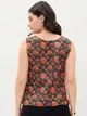 Nuevo Diseño, Chaleco Estampado Floral Indie para Mujer, Top de Algodón, Ropa Formal de Oficina, Top para Reuniones de Negocios y Estilo Profesional - Product Image 3