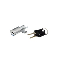 Serrure de meuble à clé maîtresse Decatur C2204, finition nickel poli, pour armoire, école, hôtel, extérieur, chambre, salle de sport, entrée