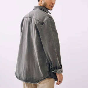 Camisa de Mezclilla Vintage de Alta Calidad para Hombre, Estilo Casual, con Botones, Bolsillo en el Pecho, Múltiples Bolsillos Laterales, Duradera, 100% Algodón - Product Image 5