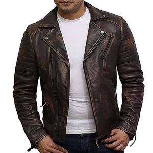 Factory Rate Men's Stylish Genuine Leather <b>Jackets</b> For High Street Casual Fashion Streetwear Coat for Winter Leather <b>Jacket</b> - Product Image 5