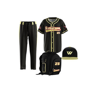 ชุดยูนิฟอร์มเบสบอลออกแบบเองพร้อมชื่อทีมส่วนตัว - Product Image 1