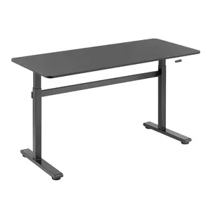 Affordable Cheap Ergonomic Manual Height Adjustable Standing Desk for Home Office