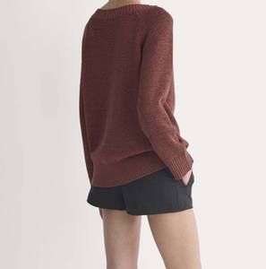 Pull en tricot épais pour femme - Pull d'hiver chaud et confortable - Pull en maille lourde respirant et doux pour femme - Product Image 6