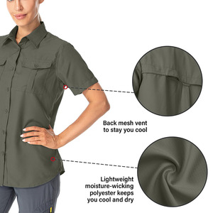 Camisas de Pesca Casuales para Mujer, Fáciles de Usar, de Calidad Única, Estilo Urbano, para Uso Diario al Aire Libre - Product Image 3