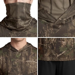Prix Abordable, Dernier Design, Vente en Gros Personnalisée, Sweat à Capuche de Pêche par Sublimation, Protection UV, Homme, Séchage Rapide - Product Image 6