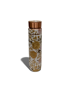 Elegant Floral Printed <b>Copper</b> <b>Water</b> <b>Bottle</b> for home and travel use Indian exports international. (Certified pure <b>copper</b>) - Product Image 5