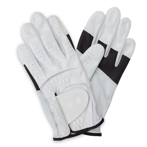 Golf Glove Right Hand White With Pink Genuine Leather Non Slip Breathable Adjustable Wrist <b>Strap</b> Unisex Sports Model - Product Image 3