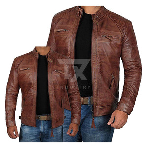 <b>Men's</b> Premium Quality Leather Avirex <b>Jacket</b> Different Color Available Custom Sizes Best Sale <b>Men</b> Embroidered Leather <b>Jackets</b> - Product Image 6