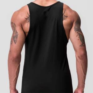 Camiseta Deportiva Pro-Dry para Hombre, Transpirable, de Secado Rápido, 100% Algodón, Cuello Redondo, Sin Mangas, para Gimnasio y Entrenamiento - Product Image 5