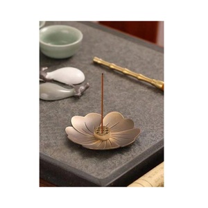 Elegant Modern Metal Incense burner Incense Stick Holder - <b>Decorative</b> and Functional Burner Metal Stand - Product Image 2