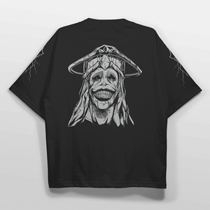 เสื้อยืดผู้ชายทรงหลวมระบายอากาศดี ลายเรียบ คอกว้าง แขนสั้น ผ้าถักเนื้อนุ่ม สไตล์อนิเมะโซโลลีเวลลิ่ง คุณภาพสูง - Product Image 1
