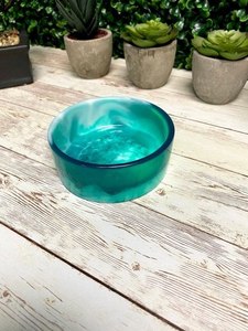 Resin bowl <b>epoxy</b> handmade decorative serving bowl glossy finish modern home decor fruit bowl kitchen <b>table</b> centerpiece gift item - Product Image 6