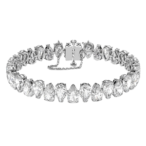 Pear Cut Diamond Tennis <b>Bracelet</b> White <b>Gold</b> Claw Setting Classic Women's Wedding Jewelry GIA Certified - Product Image 6