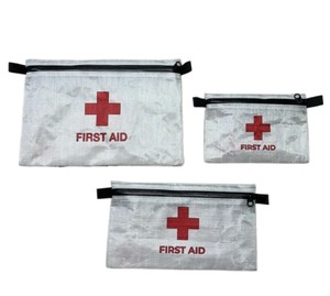 Trousse de premiers secours portable, légère et durable, en polyester Oxford vert, avec fermeture éclair, sac médical pour les voyages, la voiture et l'extérieur - Product Image 3
