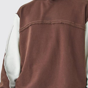Sweat-shirts à capuche personnalisés en molleton imprimé, vente en gros, pour hommes, 100 % coton, avec poche, pas cher, en vrac, streetwear - Product Image 5