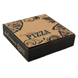 Caja de Pizza Colorida con Logotipo Personalizado, Caja de Embalaje de Pizza Corrugada, Embalaje para Restaurantes al por Mayor - Product Image 2