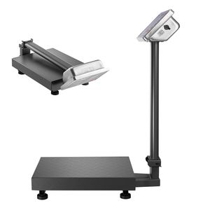 Bilancia Digitale da Pavimento con Capacità 100 kg, Precisione 0,04 kg, Funzione Tara, Calcolatore Prezzi, Materiale in Acciaio - Product Image 1