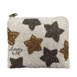 กระเป๋าใส่เหรียญแบบคลัทช์เนื้อนุ่มประดับลูกปัด ปิดด้วยซิป ปักลาย ความจุเยอะ กันน้ำ ใช้เป็นเครื่องประดับแฟชั่นสำหรับงานกลางคืน ของขวัญ - Product Image 2