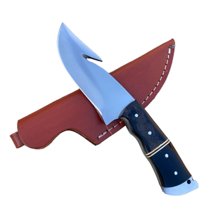 Lot de couteaux à désosser avec manches en corne de cerf et de bélier, en acier Damas, avec revêtement en cuir, taille totale de 6 à 7 pouces - Product Image 1