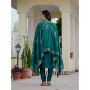 Ensemble élégant Kurti, pantalon et dupatta pour femmes - Product Image 5