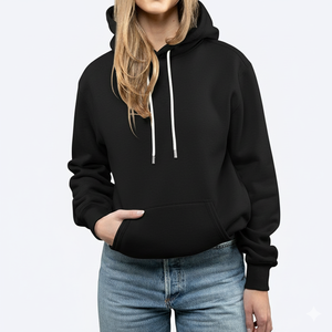 Sweat-shirts et sweats à capuche unisexes pour femmes, en polaire surdimensionné, avec logo personnalisé, écologiques, 100% coton, fabricant OEM - Product Image 6