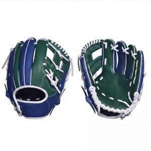 Gants de baseball en cuir souple avec poche renforcée pour attraper, lancer et entraîner en extérieur - Product Image 1