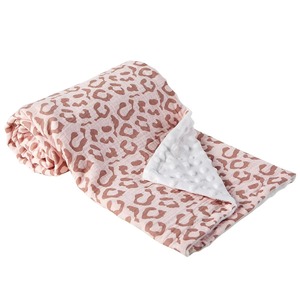 Couverture portable en coton tendance 2026, imprimé floral, douce et agréable pour la peau, couverture d'emmaillotage pour bébé - Product Image 4