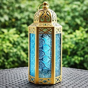 Black Metal Lantern <b>Candle</b> Holders Wholesale | Handcrafted <b>Set</b> of 3 - Product Image 2