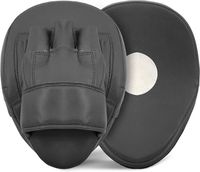 Mitaines de boxe professionnelles - Paire de mitaines incurvées en cuir double couche antidérapantes, écologiques et non toxiques pour la protection