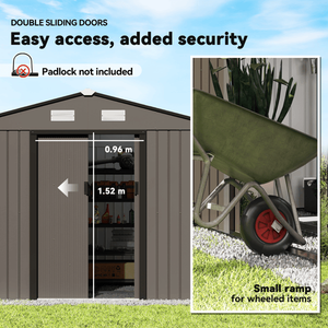 Abri de jardin extérieur pratique pour vos outils et essentiels de plein air - Product Image 5