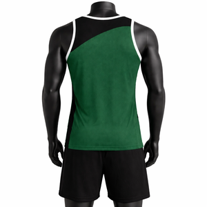 Conjunto de Uniforme Deportivo de Primera Calidad OEM para Hombre, Camiseta Deportiva sin Mangas con Pantalones Cortos Transpirables, Precio de Fábrica al por Mayor - Product Image 2