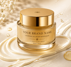 Crema Humectante Orgánica a Base de Aceite, Marca Privada OEM, Venta al Por Mayor, Fórmula Reparadora e Hidratante para Piel Seca, Áspera y Dañada - Product Image 2
