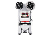 Machine de scellage automatique de gobelets ET-95SN avec logo personnalisé pour bubble tea et boissons (plastique et papier) - Meilleur fournisseur de bubble tea de Taïwan